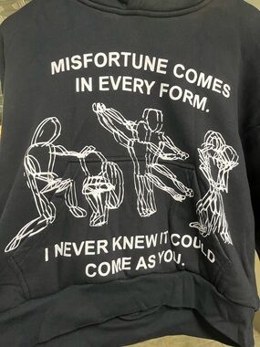Black Oversized Jumbo Hoodie Get Some Sleep